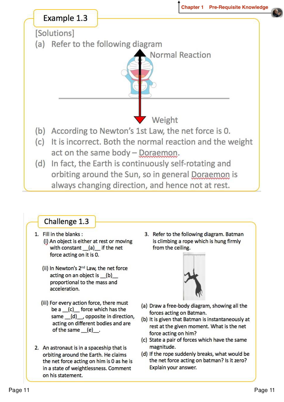 Key terms page from NSS Physics Insight - A short introduction to Special Relativity